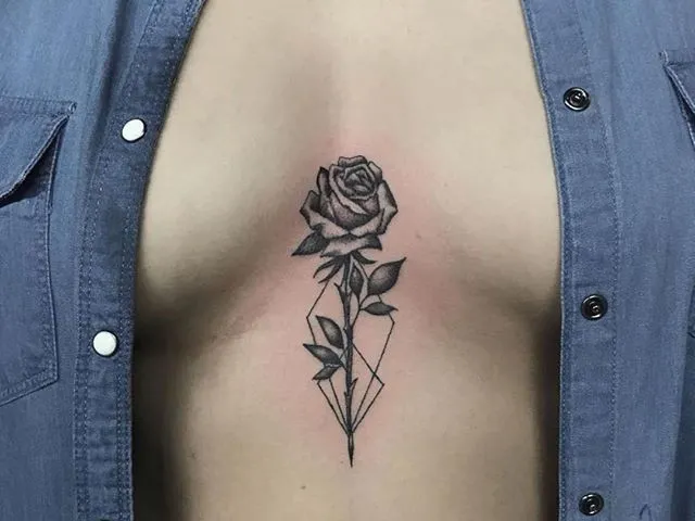 35+ Designs Popular Middle Chest Tattoo Female